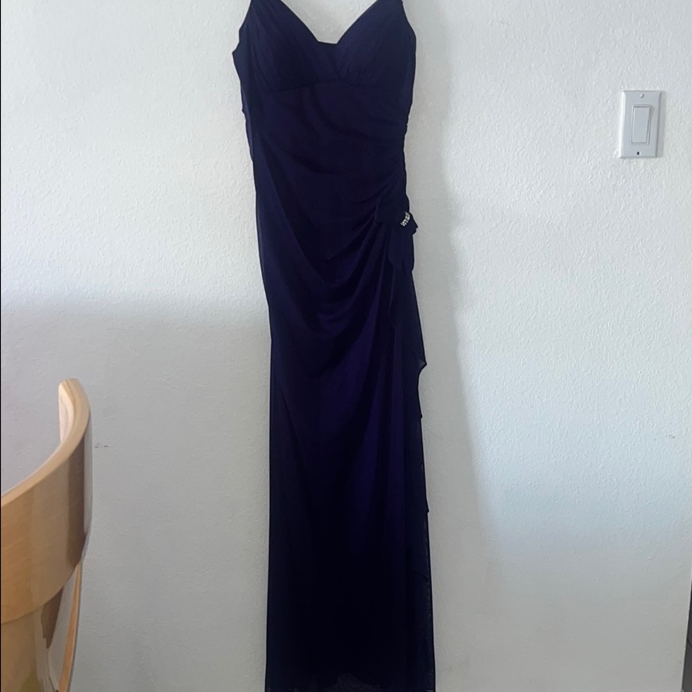 Elegant Purple Evening Gown